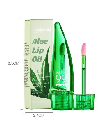 3pcs Aloe Vera Lip Gloss Set - Long Lasting, Nutritious, Moisturizing Lip Balm for Lip Treatment and Dry Lips - Color Changing Lipstick Tinted Lip Balm - Buy Online on SooperMarket.com