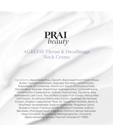 PRAI Beauty Ageless Throat & Decolletage Day Creme 15ml - Youthful Skin Solution - Buy Online on SooperMarket.com