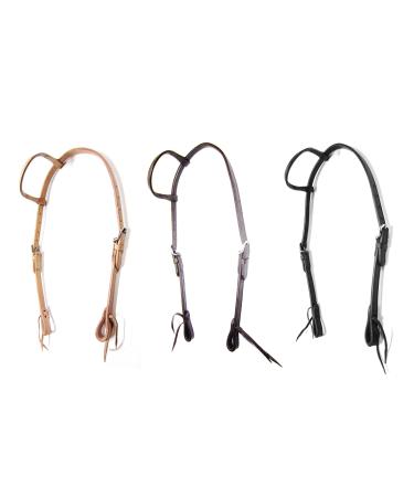 PS Horse Articles One-Ear Bridle in 3 Colors - for bitless bridles Color black