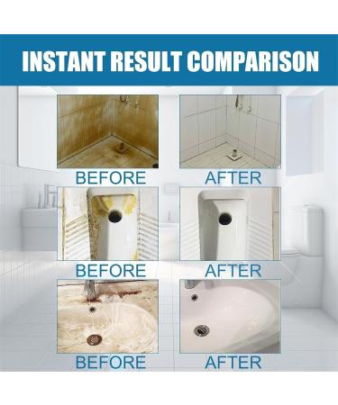 Tile Grout Cleaner Sprayer Ceramic Floor Tile Cleaner Multifunction Bathroom Descaler Cleaner Grout & Tile Clean Heavy Duty Cleaning Spray Stubborn Stains Cleaner for Kitchen and Bathroom (1pcs) - Buy Online on SooperMarket.com