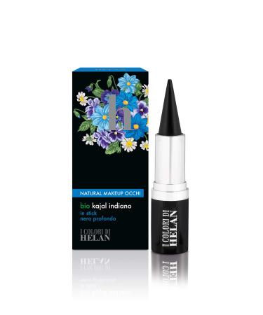 Helan Bio Kajal Schwarz deep Eye Liner in stick color black and bright on the contour of the eyes precise and precise track remains intact 4 g all day made in Italy