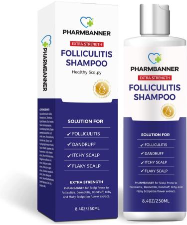 Folliculitis Shampoo, Seborrheic Dermatitis Shampoo, Anti Dandruff Shampoo, Antifungal Shampoo, Folliculitis Treatment, Dandruff Treatment, Scalp Psoriasis Treatment, Relieve From Itchy & Dry Scalp