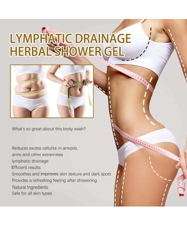 Lymph Drainage Herbal Shower Gel | Organic Ginger Slimming Body Wash 100ml - Enhance Your Wellness Globally - Buy Online on SooperMarket.com