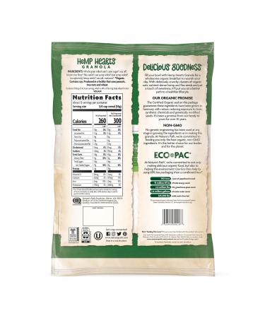 Nature's Path Organic Hemp Hearts Granola - 1.65 lbs (Pack of 6) | Non-GMO, Whole Grains, 10g Plant Protein, Omega-3 Flax Seeds - Buy Online on SooperMarket.com