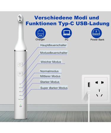 Tooth Whitening Light Set - Professional Bleaching Kit with 3 Toothpastes Rechargeable USB-C 6 Heads & 5 Modes for Polished Bright Teeth - Buy Online on SooperMarket.com