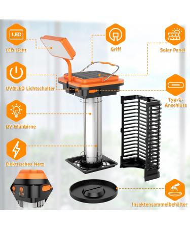 Homesuit Electric Mosquito Lamp - Automatic Outdoor Insect Destroyer & Fly Trap | Best Mosquito Zapper for Gardens & Patios - Buy Online on SooperMarket.com