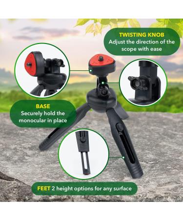 STARSCOPE Monocular Telescope G3 Smartphone PRO Bundle - 10x42 Monocular Telescope for Smartphone Kit | BAK4 Prism HD Mini Monocular Telescope with Tripod  Phone Scope Mount  and Accessories Pro smartphone Bundle - Buy Online on SooperMarket.com