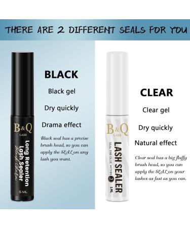 Lash Sealant 5ML Clear Mascara B&Q Lash Sealer for Cluster Lashes Overnighter Lash Extension Sealant Healthy Lash Overnight Sealer Longer Life Coating Lash Seal (Clear 5ml) 5 ML Seal-Clear - Buy Online on SooperMarket.com