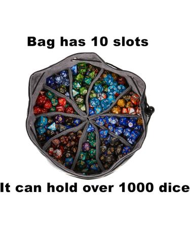 PUGED Large Dragon Leather Drawstring Dice Bag for RPG MTG Games - Black - Buy Online on SooperMarket.com