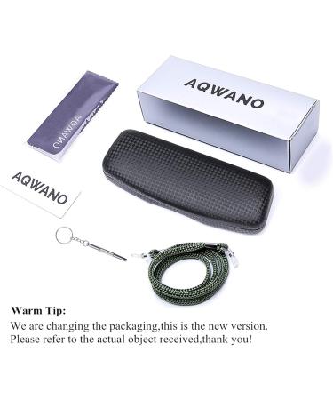 AQWANO Rimless Reading Glasses - Stylish Blue Light Blocking Women s Readers Frameless Design Anti-Blue Ray Reduce Eyestrain Black 1.25 - Buy Online on SooperMarket.com