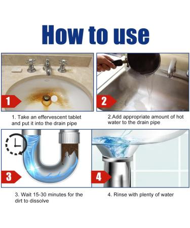 Sink Drain Cleaner Drain Cleaning - Cleaner Hair Clog Remover Drain Unblocker Sink Unblocker Clog Remover Bathroom Cleaner Sink Cleaner For Clogged (1PC) - Buy Online on SooperMarket.com