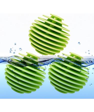 Laundry Balls for Dryer - Laundry Scrubbing Balls Multi-Layer Vane Laundry Balls Anti-tangling Reusable Scrubbing Balls Anti Static Efficient Washer Balls for Quick Drying Welts Green - Buy Online on SooperMarket.com