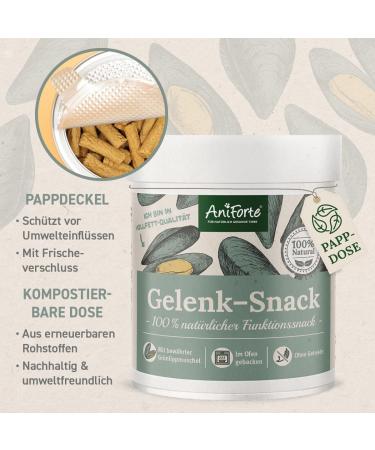 Aniforte Joint Snack for Dogs 300g - Grain-Free Functional Treat with Green-Lipped Shell & High Chicken Content | Natural Joint Support - Buy Online on SooperMarket.com