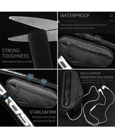 Waterproof Triangle Bike Frame Bag | Cycling Accessory for MTB & Road Bikes - Style 1 - Buy Online on SooperMarket.com