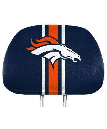 FANMATS NFL Unisex-Adult Printed Headrest Cover Denver Broncos 12 Denver Broncos