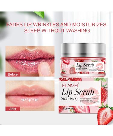Natural Lip Peeling & Scrub Cream | Nourishing Dead Skin Removal & Intensive Repair Treatment (20g) - Shop Internationally - Buy Online on SooperMarket.com
