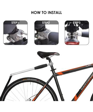 iFCOW Dog Bike Leash - Hands-Free Bicycle Training Leash for Jogging & Walking | Silver Perfect for Cycling - Buy Online on SooperMarket.com