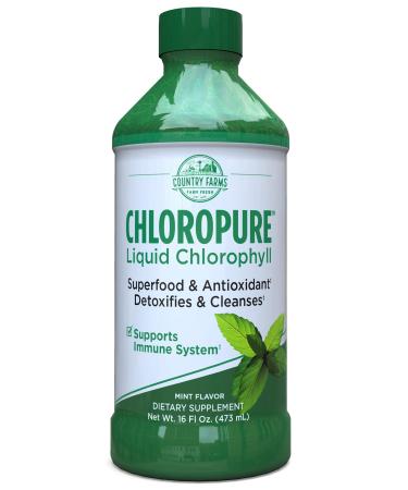 Country Farms Chloropure Liquid Chlorophyll Mint 16 fl oz (473 ml)