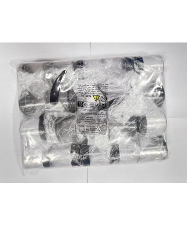 20 Pieces Empty Cream Cans - 40ml Transparent Plastic Containers for Cosmetics & Lip Balm with 3 Mini Black Spatulas | International Shipping - Buy Online on SooperMarket.com