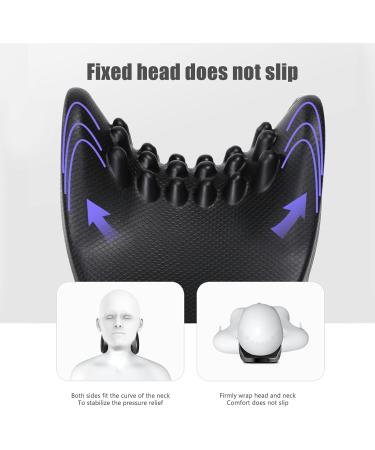 Kuuleyn Cervical Traction Device Multi Effect Synthetic Latex Material Sleeping Curvature Straightens Opposite Arch Repair Neck Stretcher for Home Use Portable Design - Buy Online on SooperMarket.com