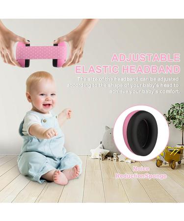 CUIFULI Kids Earmuffs - Noise Reduction Headphones for Babies & Toddlers 12-36 Months - Pink - Buy Online on SooperMarket.com