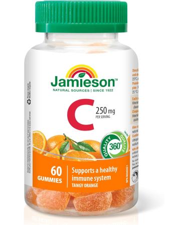Jamieson Extra Strength Probiotic Gummies 30 Gummies & Vitamin C Gummies 60 Gummies Nutritional Supplement+ Gummies 250 mg - Buy Online on SooperMarket.com