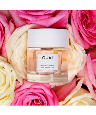 OUAI Melrose Place Eau de Parfum Set - Elegant Womens Perfume for Everyday Wear - Fresh Floral Scent Notes of Champagne Bergamot & Rose with Hints of Cedarwood & Lychee (2 Count 0.34 Oz/1.7 Oz) - Buy Online on SooperMarket.com