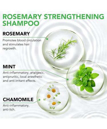 Hair Growth Serum & Rosemary Shampoo - Biotin & Castor Oil for Hair Loss | Effective Regrowth Products for Women & Men - Buy Online on SooperMarket.com