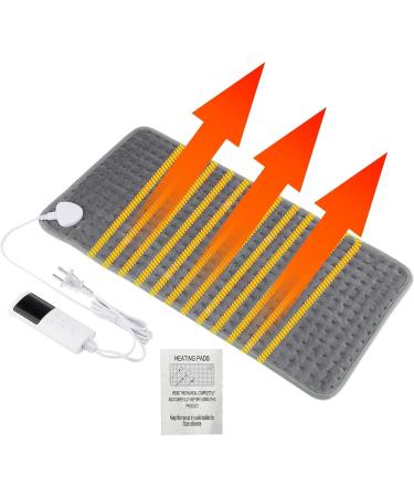 Virtcoy Body Heating Pillow - 22x11 Inch Electric Breastfeeding & Leg Heating Pillows with 4 Timers & 9 Temperatures - US Standard (58x29cm) - Buy Online on SooperMarket.com