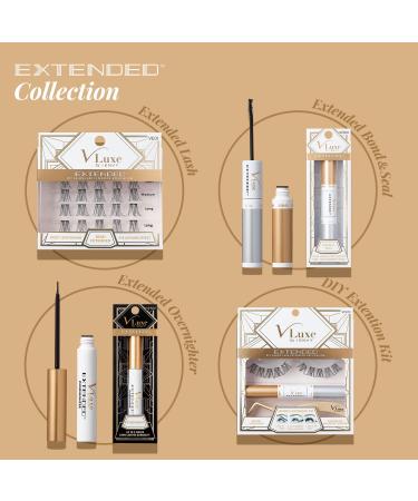 VLuxe by iEnvy: DIY Eyelash Extensions - 2 Pack Featherlight 3D & Demi Clusters - Reusable Synthetic Lashes - Buy Online on SooperMarket.com