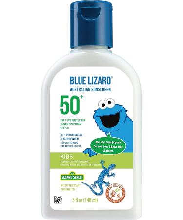 Blue Lizard Baby Mineral Sunscreen SPF 50 - Water Resistant, Fragrance Free - 5 Fl Oz - Buy Online on SooperMarket.com