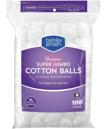 Berkley Jensen Super Jumbo Cotton Balls - 400 Count Pack - Buy Online on SooperMarket.com