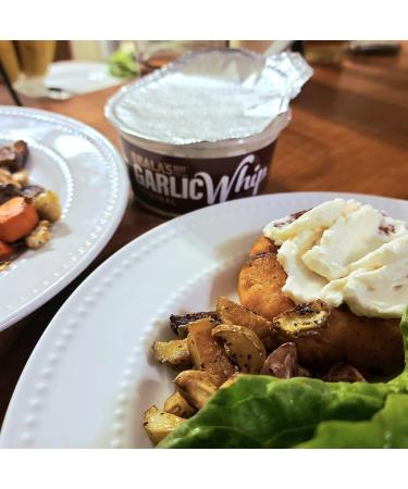 Bralas Best Garlic Whip - Garlic Lover's Sauce, Dip & Spread - Keto, Gluten-Free, Dairy-Free, Sugar-Free - 11oz - Buy Online on SooperMarket.com