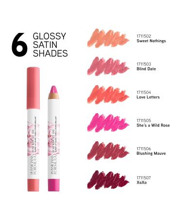 Physicians Formula Ros Kiss All Day Glossy Lipstick in Pink Blind Date - Pack of 2 - Buy Online on SooperMarket.com