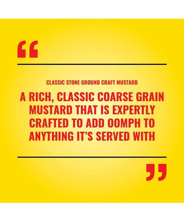 Plochman's Natural Stone Ground Craft Mustard 20.5oz 2-Pack - Classic Coarse Texture - 40.6oz Total - Buy Online on SooperMarket.com