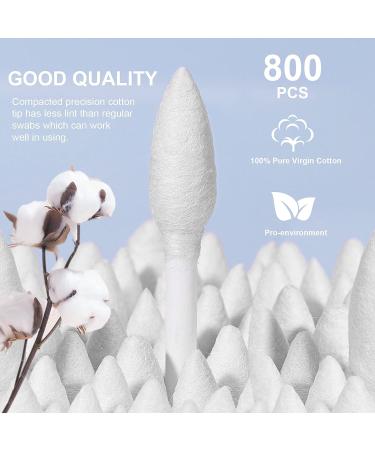 800pcs Precision Double Pointed Cotton Swabs for Makeup | Paper Sticks - Buy Online on SooperMarket.com