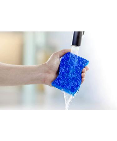 Scotch-Brite Scrub Dots Non-Scratch Scrub Sponge - Pack of 3 | Ideal for Washing Dishes and Kitchen Cleaning | Rinses Clean - Buy Online on SooperMarket.com