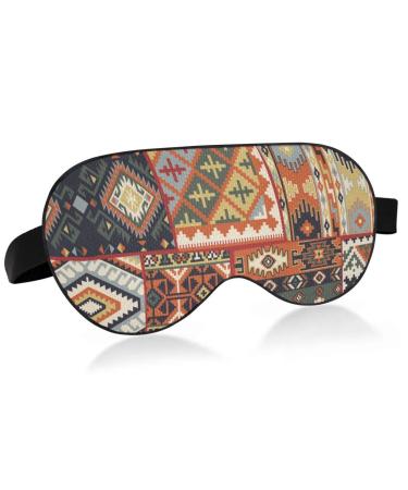 Haskirky Light Blocking Eye Mask Breathable and Adjustable Adult Men and Women Travel on Business Trips Yoga Meditation Light Smooth Comfortable Eye Mask Office Deep Sleep Goodies National Style