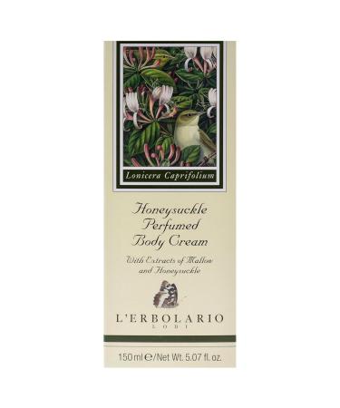 LErbolario Honeysuckle Perfumed Body Cream 5.7 oz - Floral Citrus Body Lotion with Jojoba Oil - Moisturizing & Cruelty-Free - International Shipping Available - Buy Online on SooperMarket.com