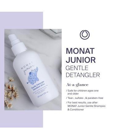 MONAT Junior Gentle Detangler Spray for Kids | All-Natural Tear-Free Sulfate & Paraben-Free | 177 ml e 6 fl oz - Buy Online on SooperMarket.com