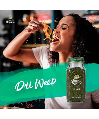 Buy Simply Organic Dill Weed 0.81 oz (23g) - Premium Quality Herb for Flavorful Dishes - Buy Online on SooperMarket.com