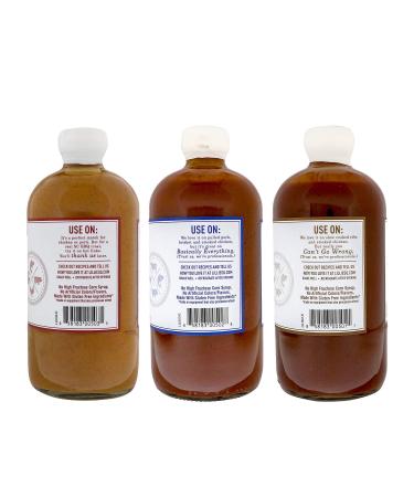Lillie's Q BBQ Sauce Variety Pack - Gluten-Free Gourmet Set with Carolina, Gold, and Smoky BBQ Sauces (20-21 oz) | 3-Pack - Buy Online on SooperMarket.com