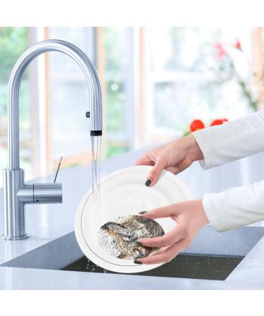 Kigai Sketch Wolf Scrubbing Sponge 3 Packs Reusable Dish Wash Scrub Sponge Clean Stubborn Oil Stains Anti-Scratch Cleaning Sponge for Kitchen Tableware - Buy Online on SooperMarket.com