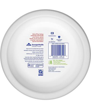 Dixie Ultra Paper Bowls 20oz - 56 Count | Strong and Durable Bowls for Parties and Events - Buy Online on SooperMarket.com