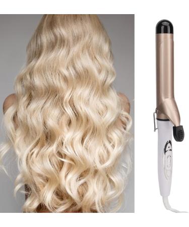 32mm Hair Curling Iron Professional Portable Hair Curler Iron Wand for Styling Ceramic Prevent Scald Negative Ion Hair Curler Wand for Short Medium and Long Hair(#2) - Buy Online on SooperMarket.com