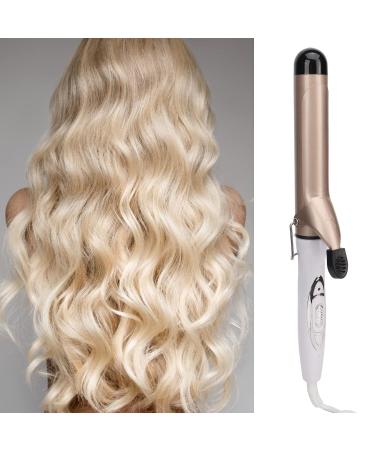 Professional 32mm Hair Curling Iron - Portable Ceramic Curler Wand for All Hair Types | Negative Ion Technology - Buy Online on SooperMarket.com
