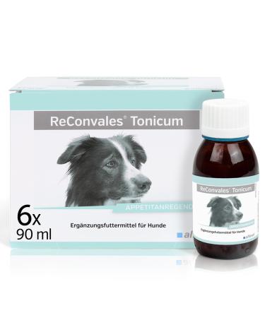 Alfavet Reconvales Tonicum Dog appetizing diet supplementary feed for a convalescence and underweight 6 x 90 ml bottle of single