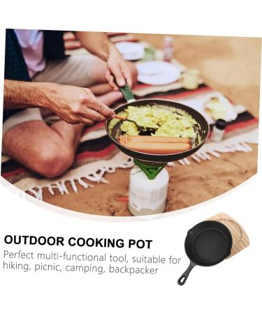 Frying Pan Japanese Frying Pot Outdoor Cooker Breakfast Griddle BBQ Grill Pan Iron Skillet Frying Pan Cooking Utensils Pan Camping Pots Mini Pan Japan (Color : 14cm Size : 24X15.5X3CM) 24X15.5X3CM 14cm - Buy Online on SooperMarket.com