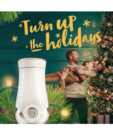 Glade PlugIns Air Freshener Starter Kit Scented and Essential Oils for Home and Bathroom Twinkling Pine & Cedar 1 Warmer and 1 Refill Pine Wonderland - Buy Online on SooperMarket.com