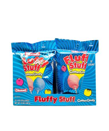 Fluffy Stuff Cotton Candy - 12 Oz (Pack of 12) | Sweet Treats for Parties & Events - Buy Online on SooperMarket.com